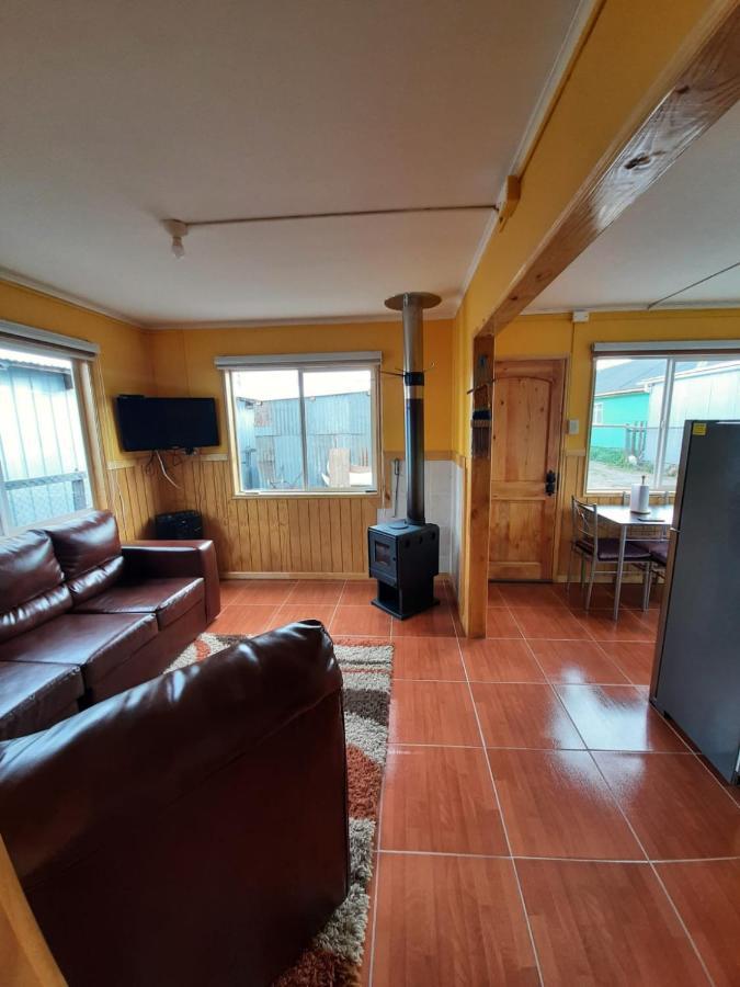 Cabana Cavernas Austral Puerto Sanchez Villa Esterno foto