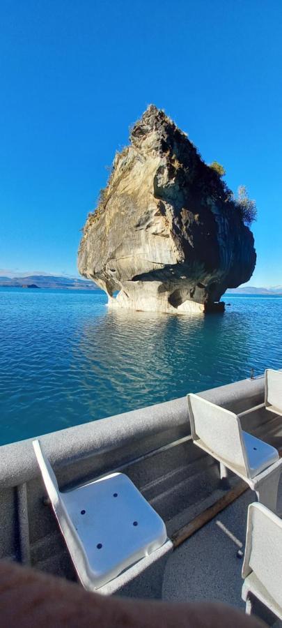 Cabana Cavernas Austral Puerto Sanchez Villa Esterno foto