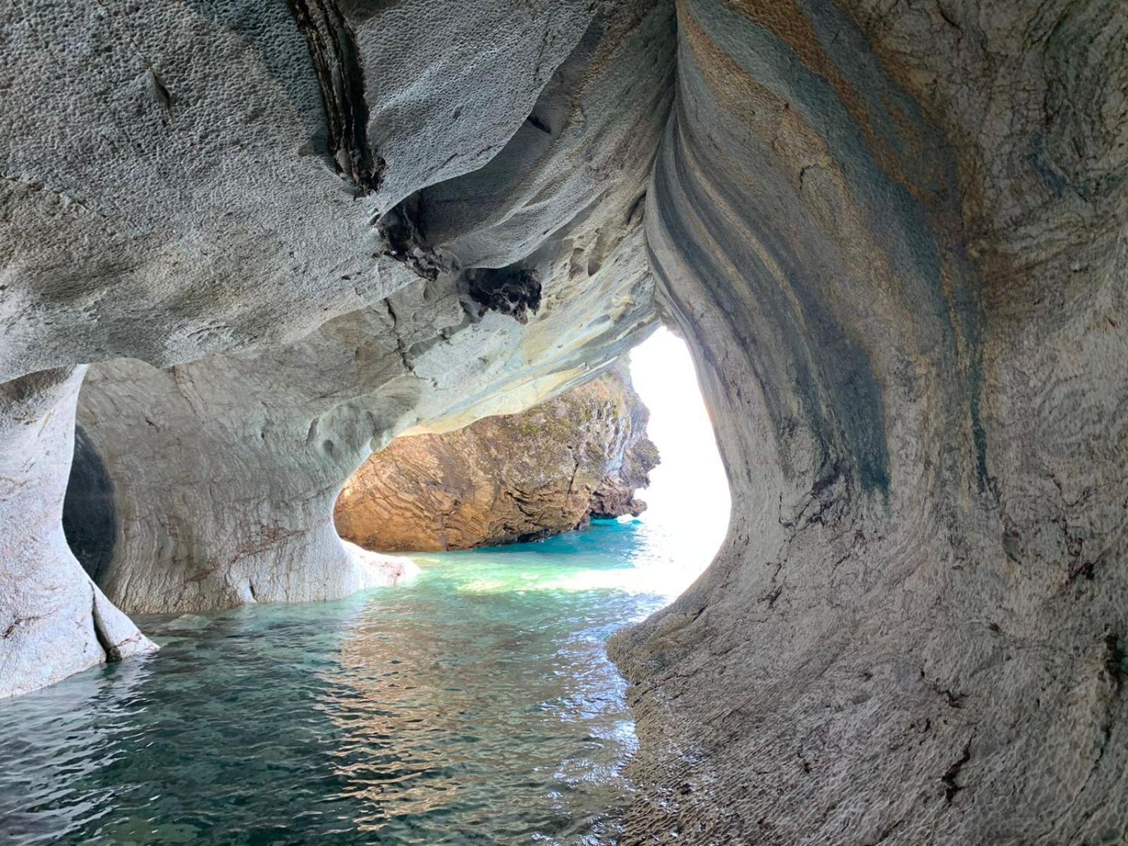Cabana Cavernas Austral Puerto Sanchez Villa Esterno foto